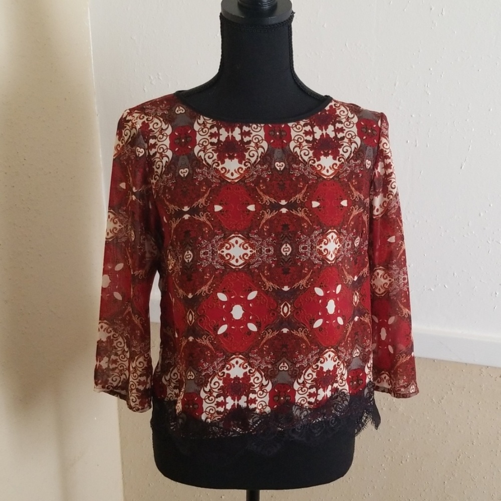 ❤Beautiful BOHO CHIC blouse